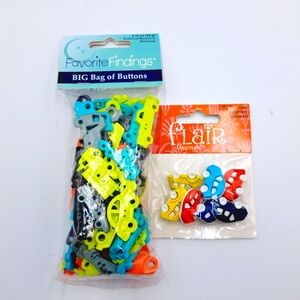 Two Packs Of Vehicle Buttons